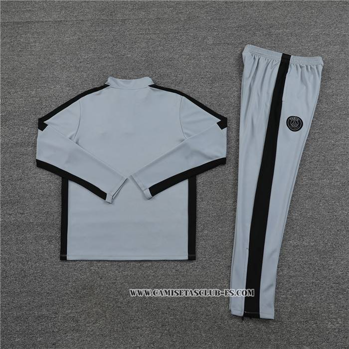 Chandal de Sudadera del Paris Saint-Germain Jordan Nino 23-24 Gris